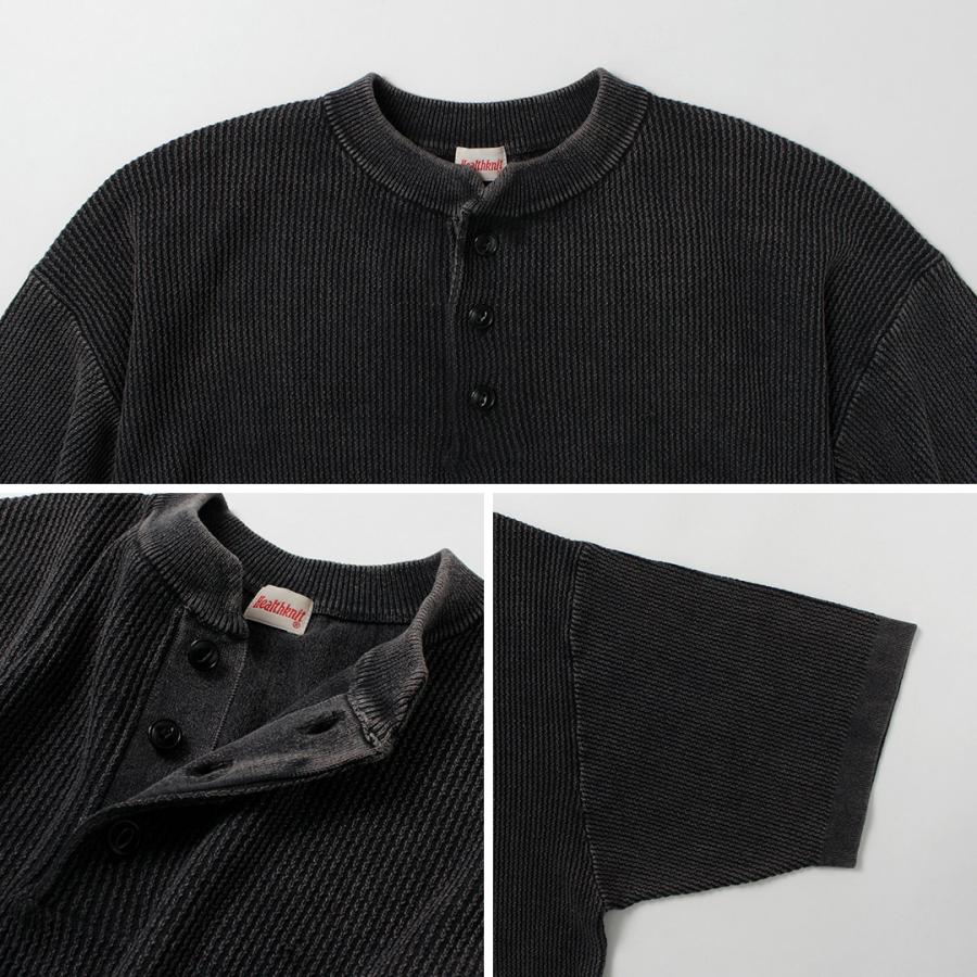 HEALTHKNIT（ヘルスニット） ヘンリーネック ショートスリーブ ニット Tシャツ 2026年モデル / メンズ 半袖 | Healthknit | 15