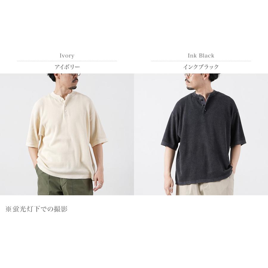 HEALTHKNIT（ヘルスニット） ヘンリーネック ショートスリーブ ニット Tシャツ 2026年モデル / メンズ 半袖 | Healthknit | 03