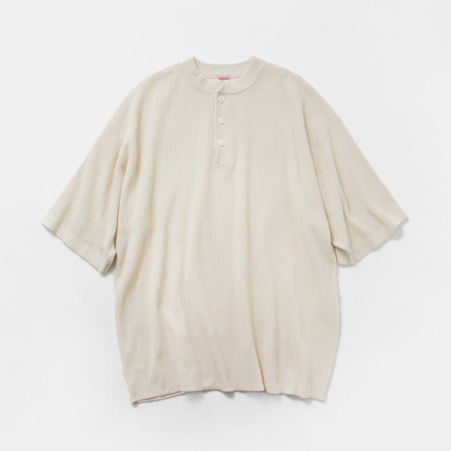 HEALTHKNIT（ヘルスニット） ヘンリーネック ショートスリーブ ニット Tシャツ / サマーニット メンズ 半袖 コットン 綿 | Healthknit | 04