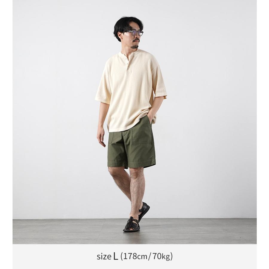 HEALTHKNIT（ヘルスニット） ヘンリーネック ショートスリーブ ニット Tシャツ 2026年モデル / メンズ 半袖 | Healthknit | 05