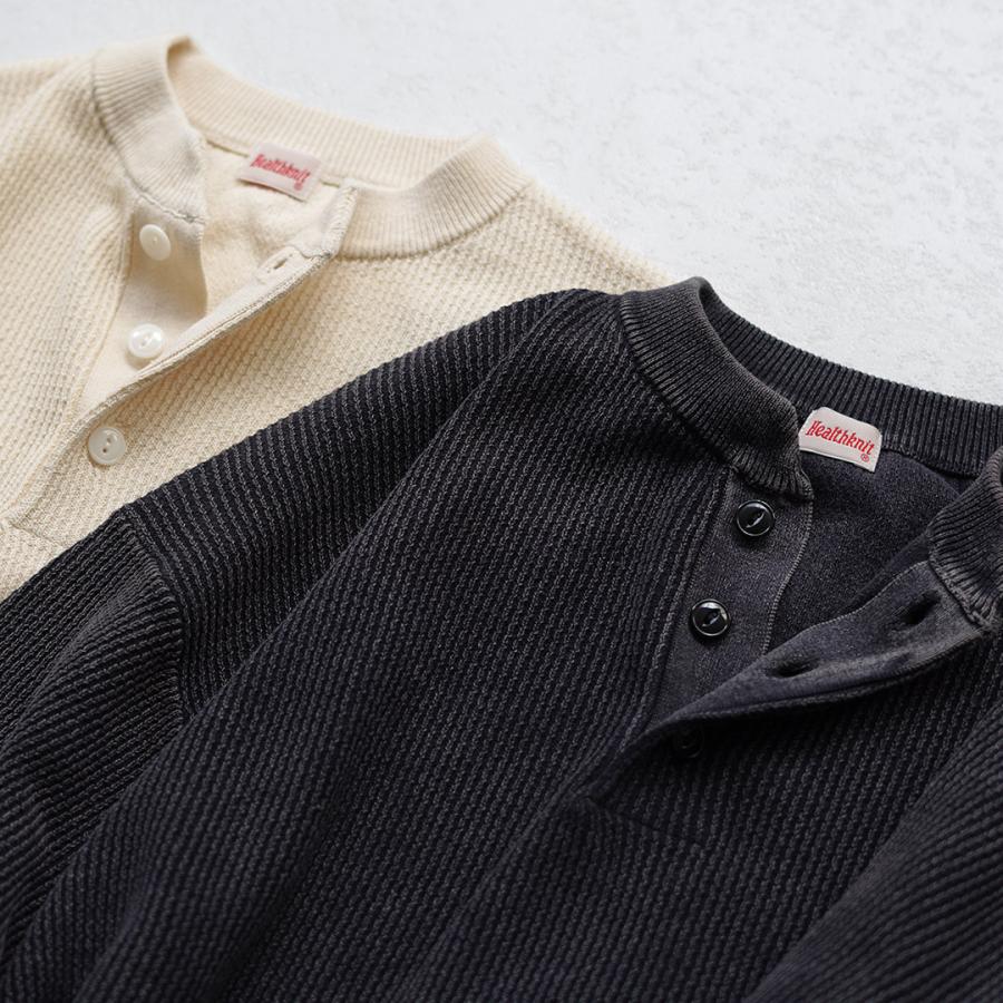 HEALTHKNIT（ヘルスニット） ヘンリーネック ショートスリーブ ニット Tシャツ 2026年モデル / メンズ 半袖 | Healthknit | 07