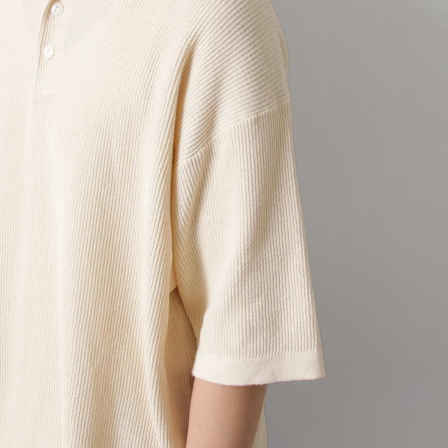 HEALTHKNIT（ヘルスニット） ヘンリーネック ショートスリーブ ニット Tシャツ / サマーニット メンズ 半袖 コットン 綿 | Healthknit | 11