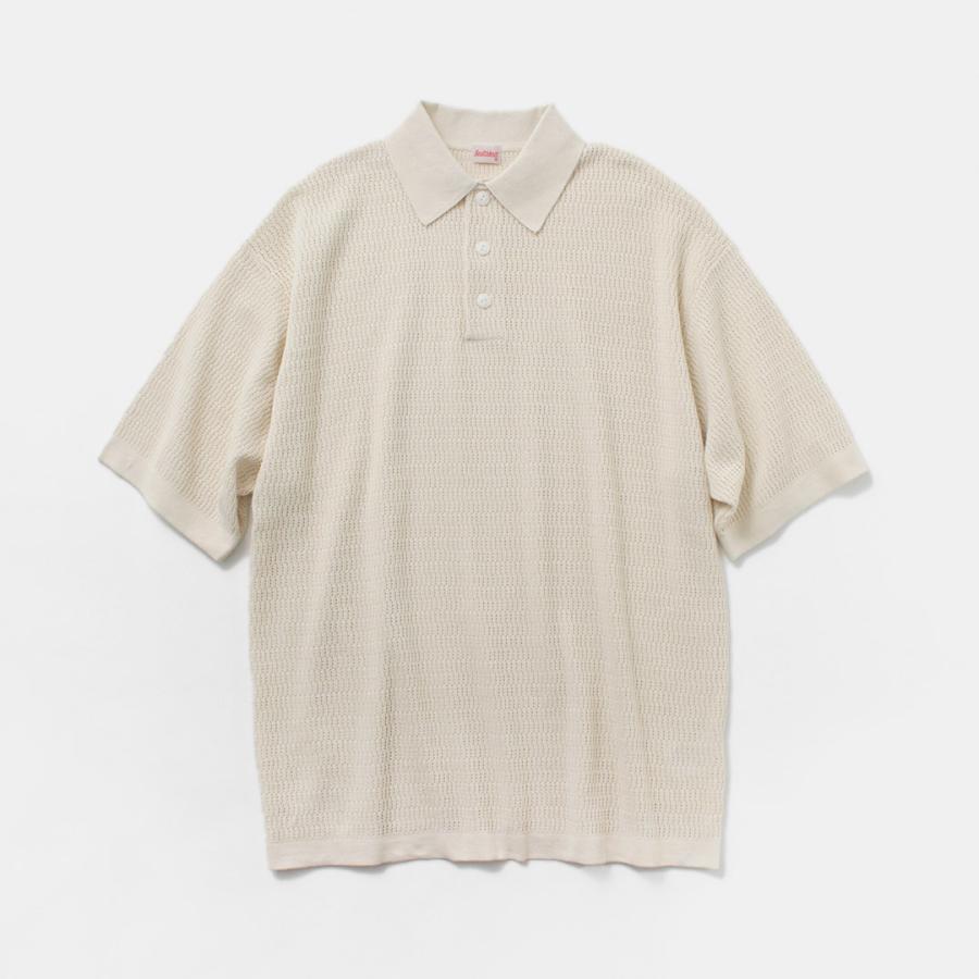 HEALTHKNIT（ヘルスニット） ポロカラー ショートスリーブ ニット カットソー / ポロシャツ 半袖 サマーニット メンズ コットン | Healthknit | 04