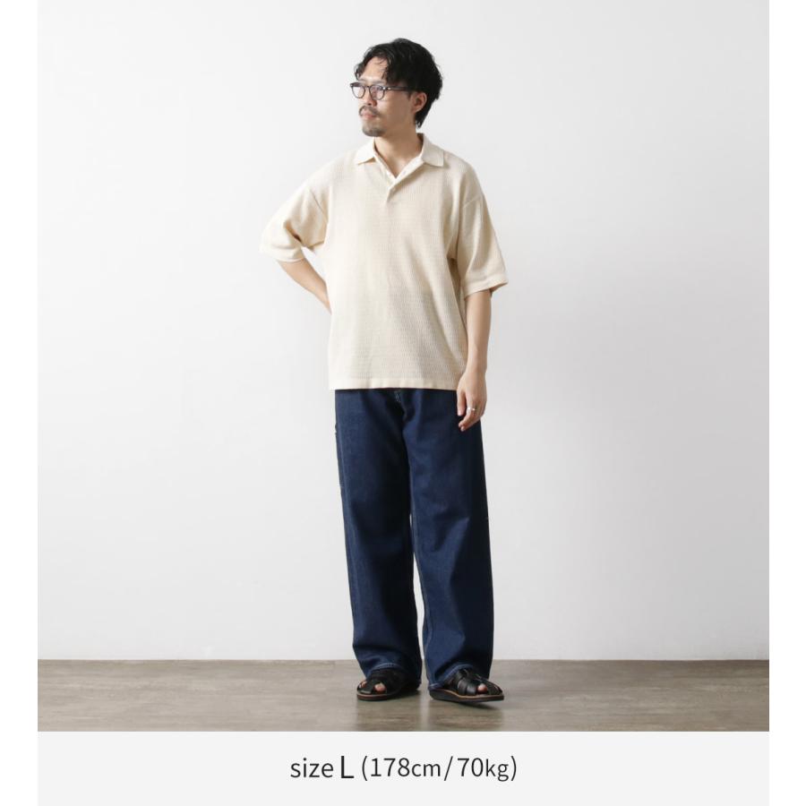 HEALTHKNIT（ヘルスニット） ポロカラー ショートスリーブ ニット カットソー / ポロシャツ 半袖 サマーニット メンズ コットン | Healthknit | 05