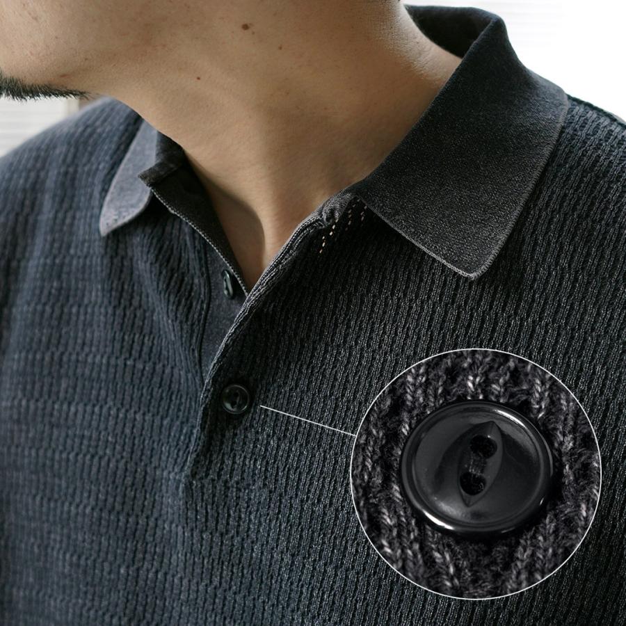 HEALTHKNIT（ヘルスニット） ポロカラー ショートスリーブ ニット ポロシャツ 2026年モデル / メンズ 半袖 | Healthknit | 10