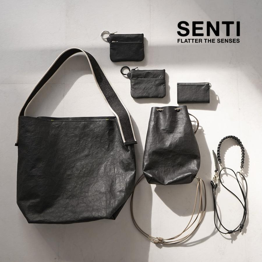 SENTI（センティ） ダイニーマレザー ボックスタイプ ショルダーバッグ