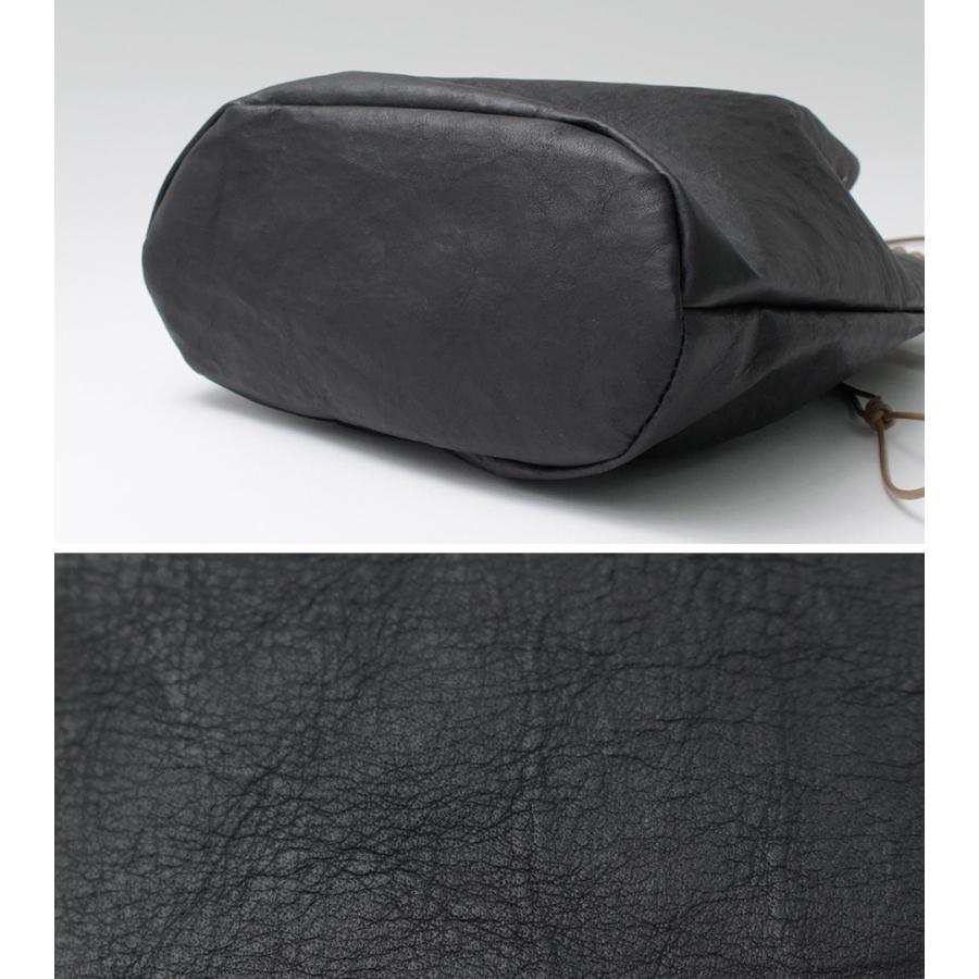 SENTI（センティ） ダイニーマレザー ドローストリング 2wayバッグ