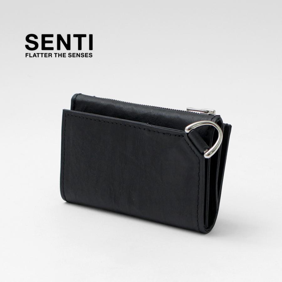 SENTI（センティ） ダイニーマレザー トリフォールド スリムウォレット / メンズ 財布 三つ折り 本革 | SENTI