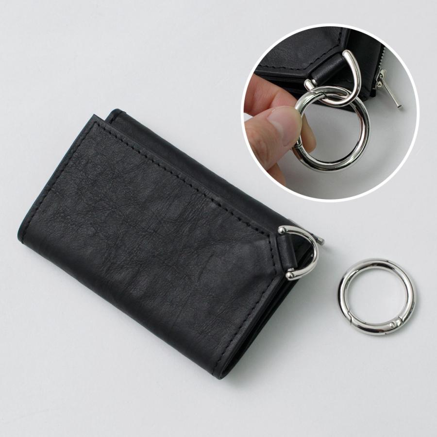 SENTI（センティ） ダイニーマレザー トリフォールド スリムウォレット / メンズ 財布 三つ折り 本革 | SENTI | 11