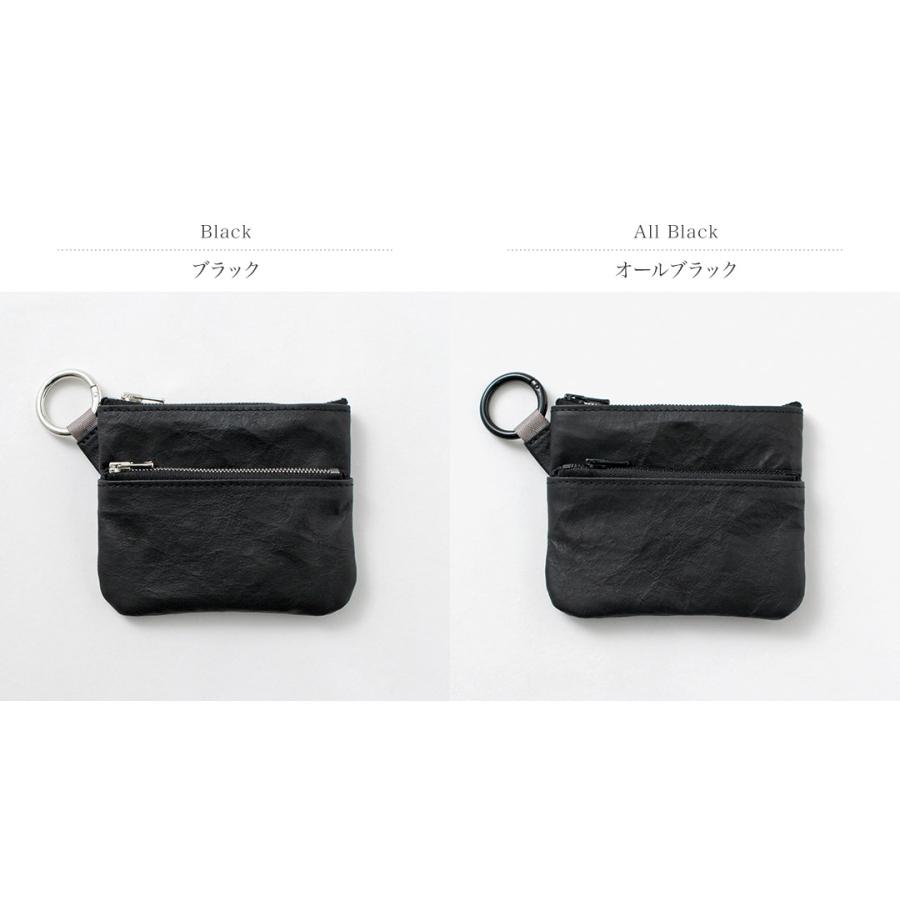 SENTI（センティ） ダイニーマレザー ダブルジップ ポーチ / ウォレット 本革 | SENTI | 03