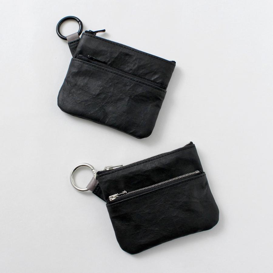 SENTI（センティ） ダイニーマレザー ダブルジップ ポーチ / ウォレット 本革 | SENTI | 04