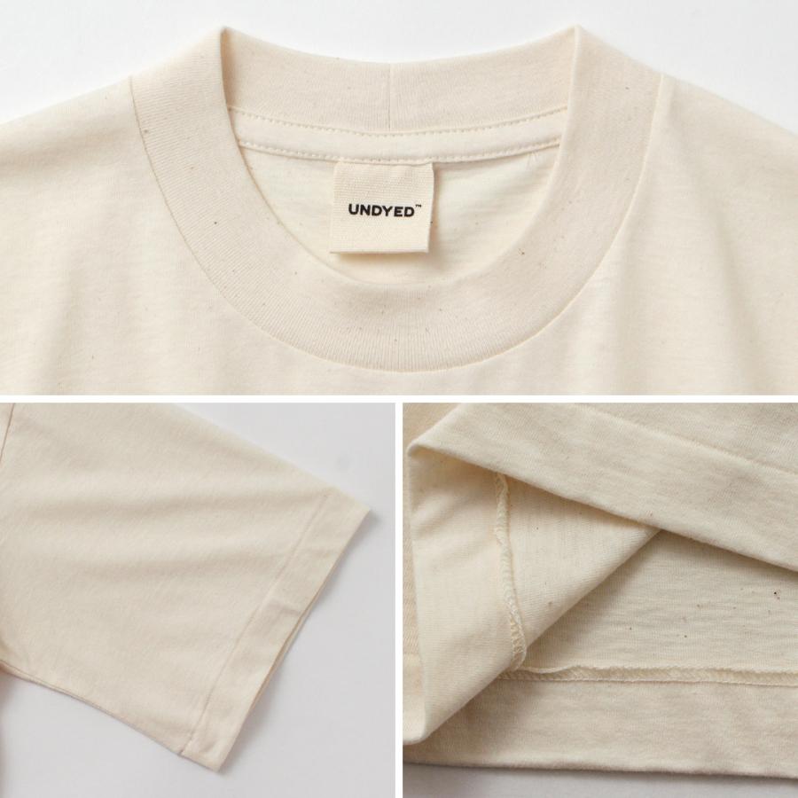 UNDYED（アンダイド） 無染色オーガニックコットンTシャツ / メンズ 半袖 綿100 日本製 COLORED ORGANIC COTTON 30PV S/S Tee | UNDYED | 13