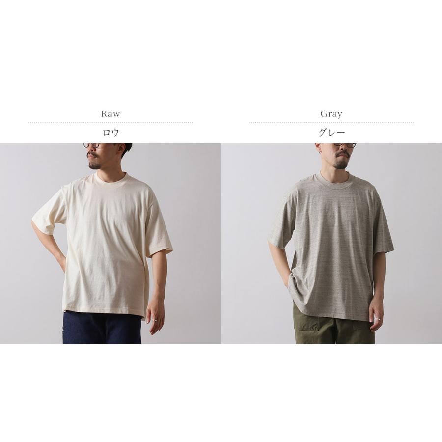 UNDYED（アンダイド） 無染色オーガニックコットンTシャツ / メンズ 半袖 綿100 日本製 COLORED ORGANIC COTTON 30PV S/S Tee | UNDYED | 03
