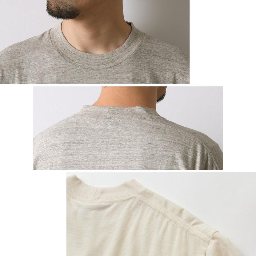 UNDYED（アンダイド） 無染色オーガニックコットンTシャツ / メンズ 半袖 綿100 日本製 COLORED ORGANIC COTTON 30PV S/S Tee | UNDYED | 09