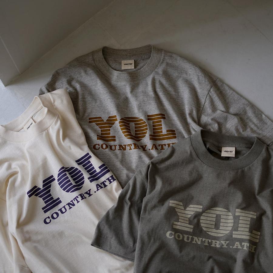 UNDYED（アンダイド） 無染色オーガニックコットン プリントTシャツ YOL / メンズ 半袖 綿 日本製 | UNDYED | 16