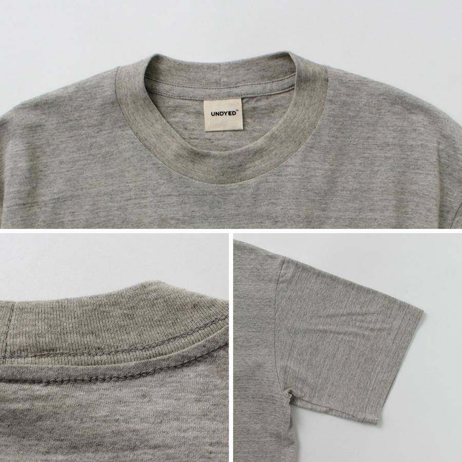 UNDYED（アンダイド） 無染色オーガニックコットン プリントTシャツ YOL / メンズ 半袖 綿 日本製 | UNDYED | 17