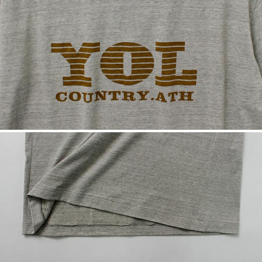 UNDYED（アンダイド） 無染色オーガニックコットン プリントTシャツ YOL / メンズ 半袖 綿 日本製 | UNDYED | 18