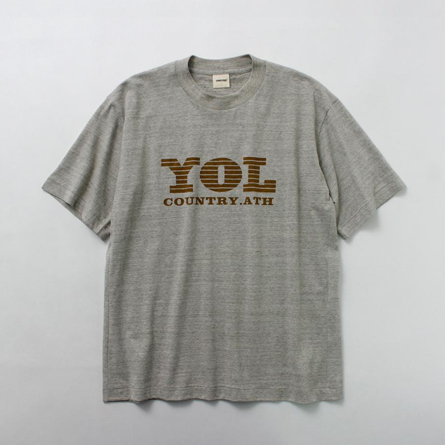 UNDYED（アンダイド） 無染色オーガニックコットン プリントTシャツ YOL / メンズ 半袖 綿 日本製 | UNDYED | 05