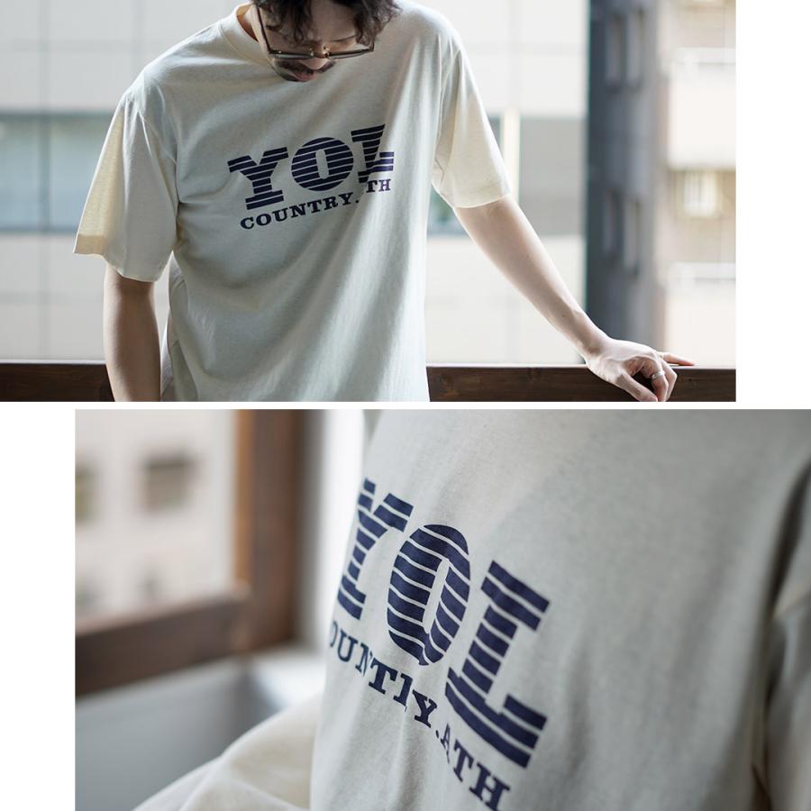 UNDYED（アンダイド） 無染色オーガニックコットン プリントTシャツ YOL / メンズ 半袖 綿 日本製 | UNDYED | 11