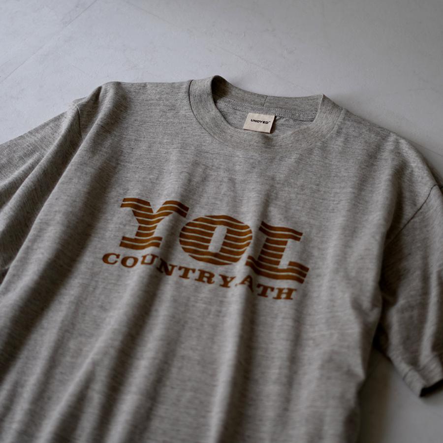 UNDYED（アンダイド） 無染色オーガニックコットン プリントTシャツ YOL / メンズ 半袖 綿 日本製 | UNDYED | 12