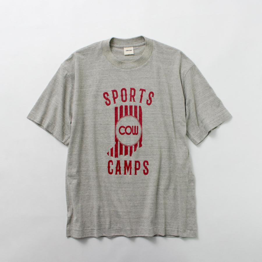 UNDYED（アンダイド） 無染色オーガニックコットン プリントTシャツ SPORTS CAMPS / メンズ 半袖 綿 日本製 | UNDYED | 05