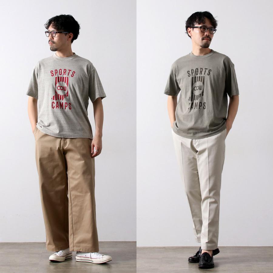 UNDYED（アンダイド） 無染色オーガニックコットン プリントTシャツ SPORTS CAMPS / メンズ 半袖 綿 日本製 | UNDYED | 07