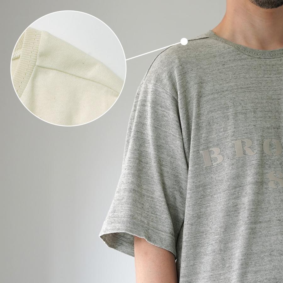 UNDYED（アンダイド） 無染色オーガニックコットン 18GG ニットソー BROOKS81 / メンズ Tシャツ 半袖 綿 | UNDYED | 13
