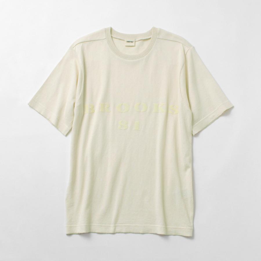 UNDYED（アンダイド） 無染色オーガニックコットン 18GG ニットソー BROOKS81 / メンズ Tシャツ 半袖 綿 | UNDYED | 05
