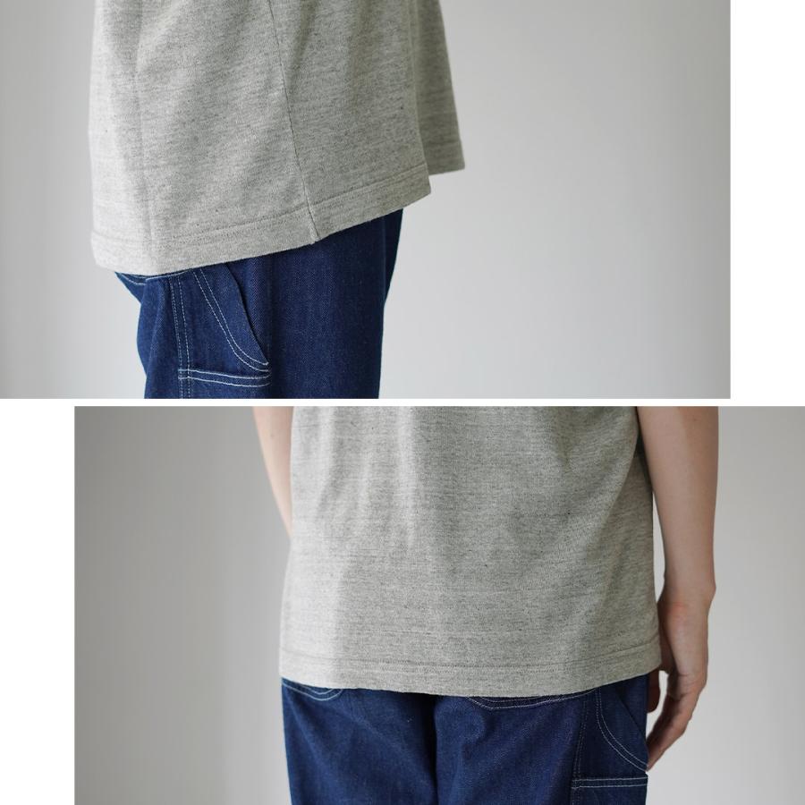 UNDYED（アンダイド） 無染色オーガニックコットン 18GG ニットソー BROOKS81 / メンズ Tシャツ 半袖 綿 | UNDYED | 14