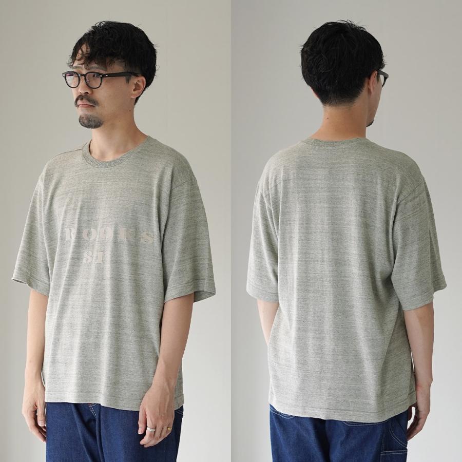 UNDYED（アンダイド） 無染色オーガニックコットン 18GG ニットソー BROOKS81 / メンズ Tシャツ 半袖 綿 | UNDYED | 15
