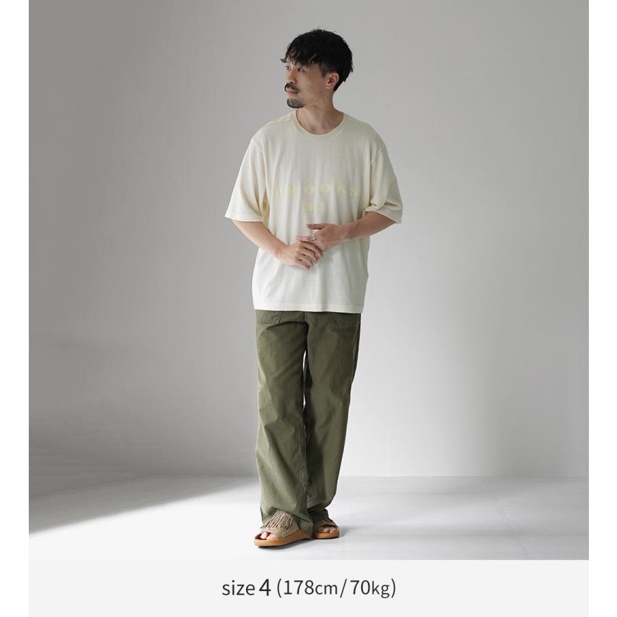 UNDYED（アンダイド） 無染色オーガニックコットン 18GG ニットソー BROOKS81 / メンズ Tシャツ 半袖 綿 | UNDYED | 06