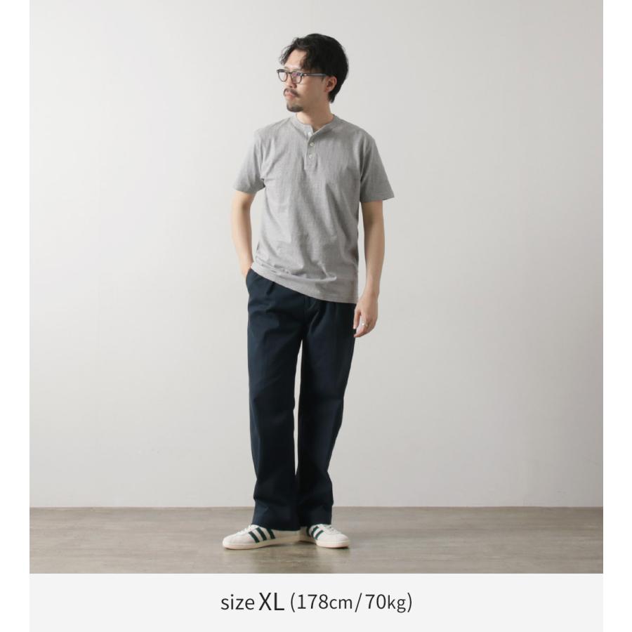 BARNS（バーンズ） 小寸編み ヘンリーネック 半袖 Tシャツ SP ボタンワークス / メンズ コットン | BARNS OUTFITTERS | 06