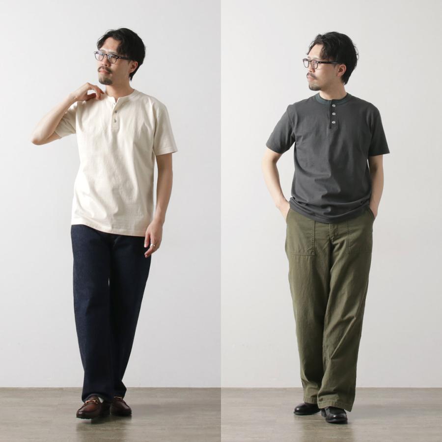 BARNS（バーンズ） 小寸編み ヘンリーネック 半袖 Tシャツ SP ボタンワークス / メンズ コットン | BARNS OUTFITTERS | 07