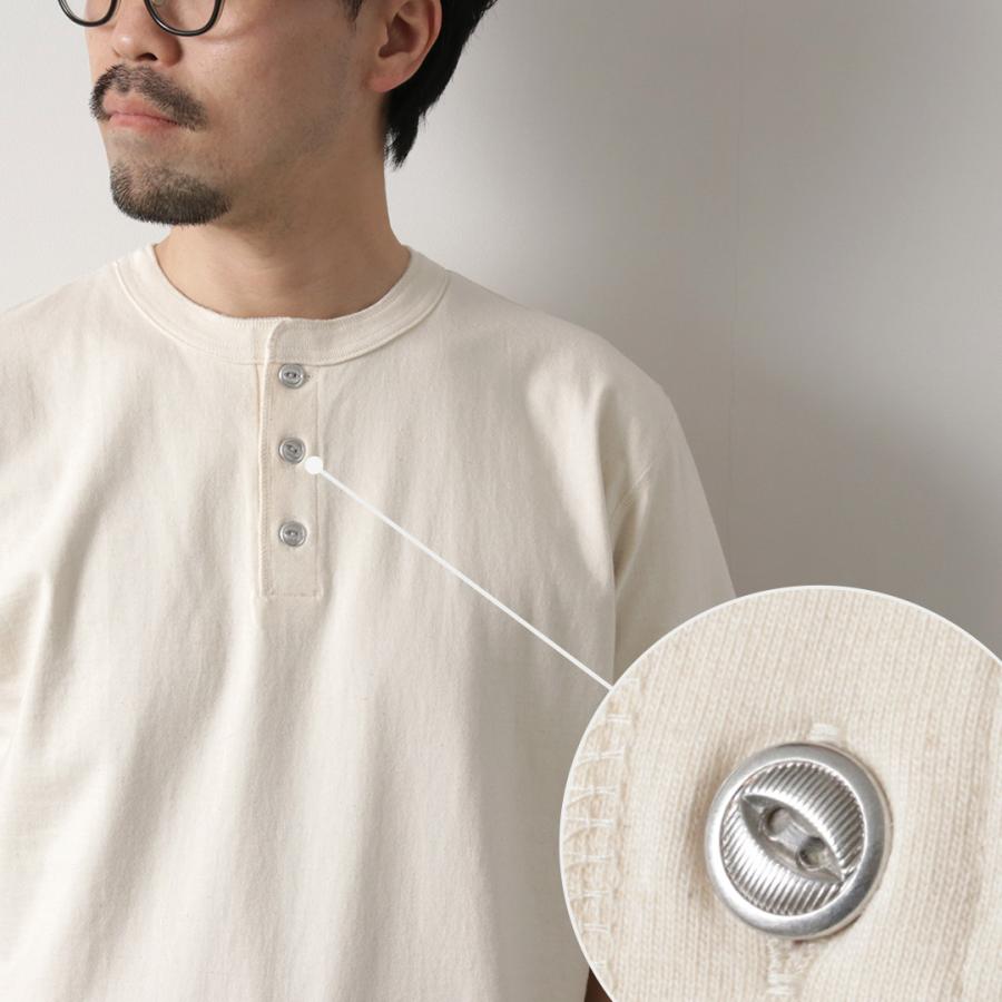 BARNS（バーンズ） 小寸編み ヘンリーネック 半袖 Tシャツ SP ボタンワークス / メンズ コットン | BARNS OUTFITTERS | 11