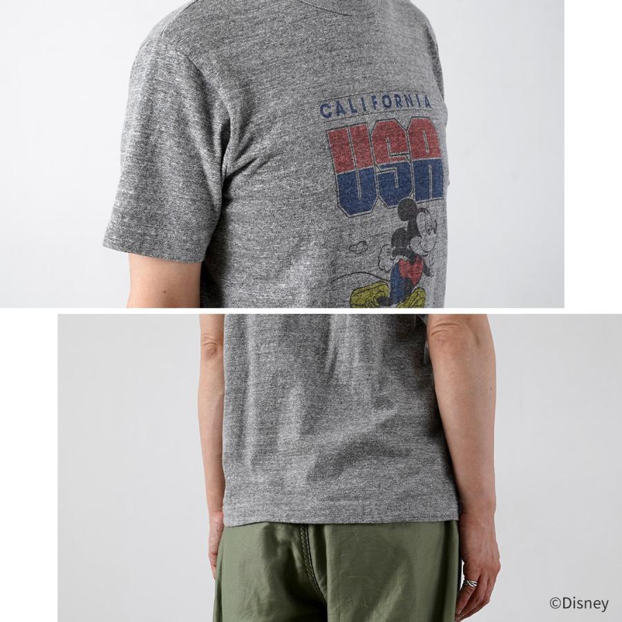 BARNS（バーンズ） 吊り編み ミッキー Tシャツ USA CALIFORNIA 日本製 / 半袖 プリント メンズ | BARNS OUTFITTERS | 13