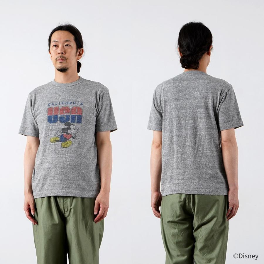 BARNS（バーンズ） 吊り編み ミッキー Tシャツ USA CALIFORNIA 日本製 / 半袖 プリント メンズ | BARNS OUTFITTERS | 14