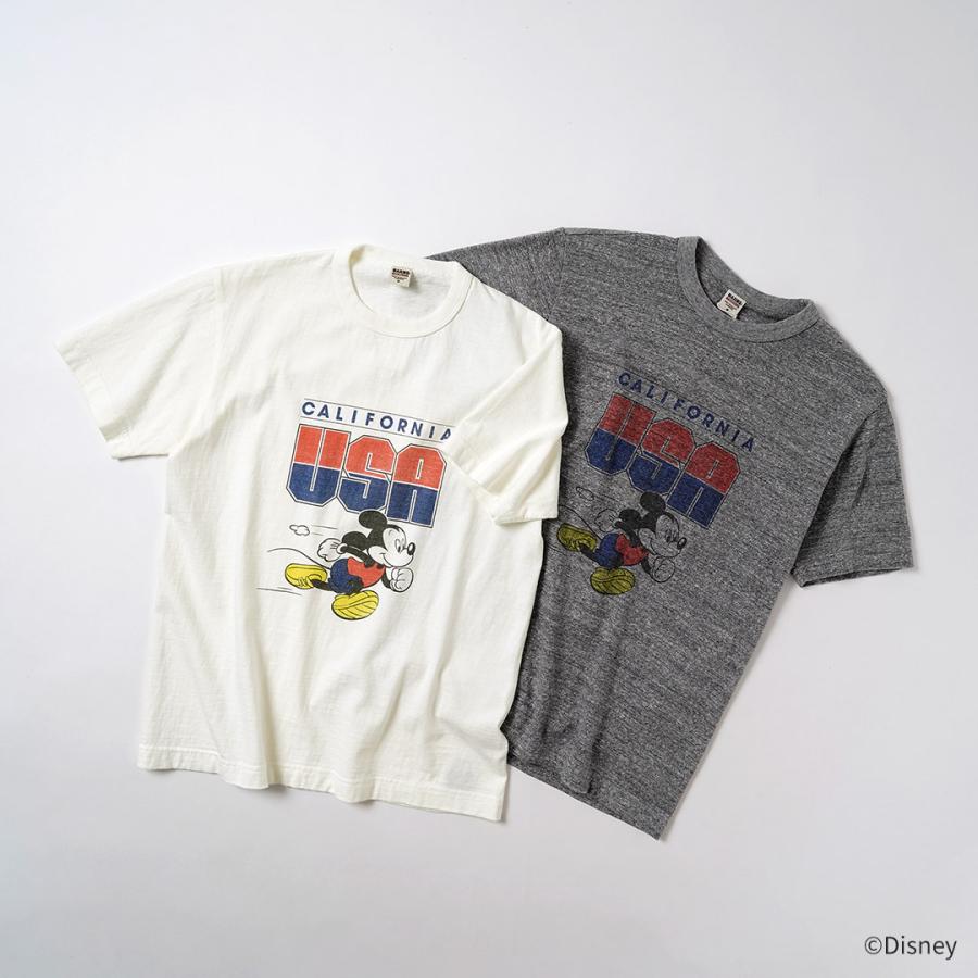 BARNS（バーンズ） 吊り編み ミッキー Tシャツ USA CALIFORNIA 日本製 / 半袖 プリント メンズ | BARNS OUTFITTERS | 04
