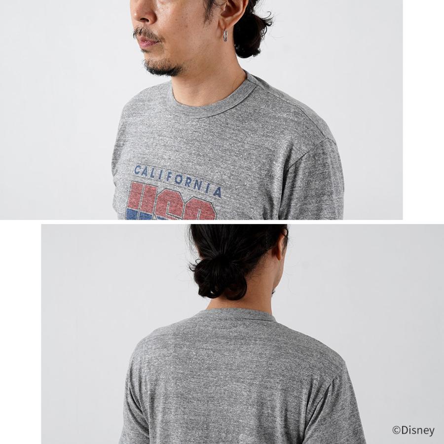 BARNS（バーンズ） 吊り編み ミッキー Tシャツ USA CALIFORNIA 日本製 / 半袖 プリント メンズ | BARNS OUTFITTERS | 11