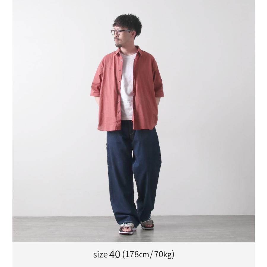 KELEN（ケレン） BRIAR ショートスリーブ シャツ / メンズ 半袖 五分袖 無地 チェック レギュラーカラー 綿 コットン | Kelen | 06