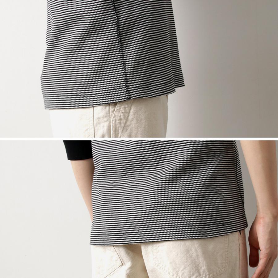 HEALTHKNIT（ヘルスニット） 別注 フラットシーマ ベーシックワッフル 7分袖Tシャツ / メンズ クルーネック Basic Waffle 3/4 Sleeve Tee | Healthknit | 15