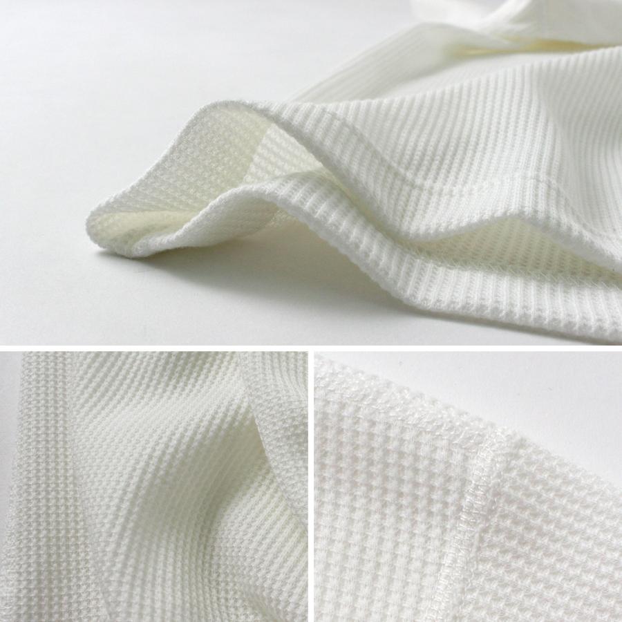 HEALTHKNIT（ヘルスニット） 別注 フラットシーマ ベーシックワッフル 7分袖Tシャツ / メンズ クルーネック Basic Waffle 3/4 Sleeve Tee | Healthknit | 10