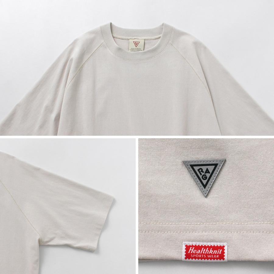 HEALTHKNIT（ヘルスニット）×RAG 別注 ラグラン S/S ワイドTシャツ オープンエンド ドライジャージ 抗菌・防臭加工 速乾 | Healthknit | 20