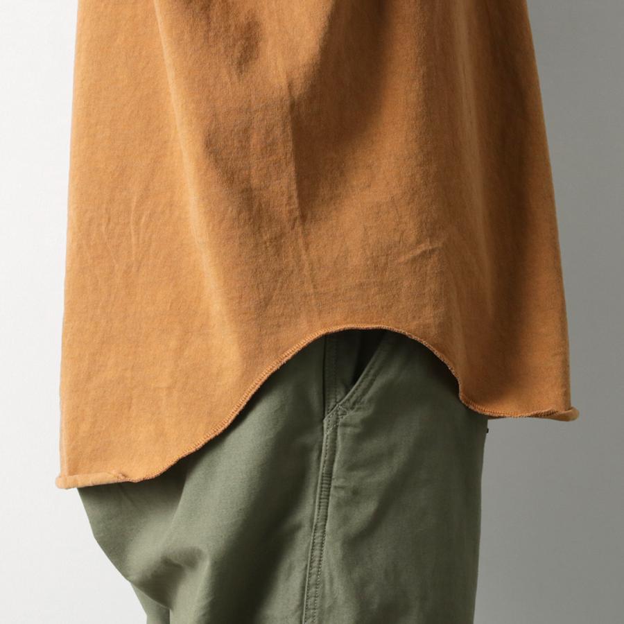 WALLA WALLA SPORT（ワラワラスポーツ） ピグメントダイ 2トーン ベースボール Tシャツ / メンズ 7分袖 カットソー 無地 綿 | WALLA WALLA SPORT | 10