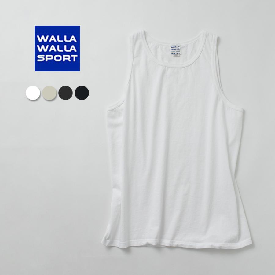 WALLA WALLA SPORT（ワラワラスポーツ） ソリッド タンクトップ / メンズ ノースリーブ コットン 綿 | WALLA WALLA SPORT