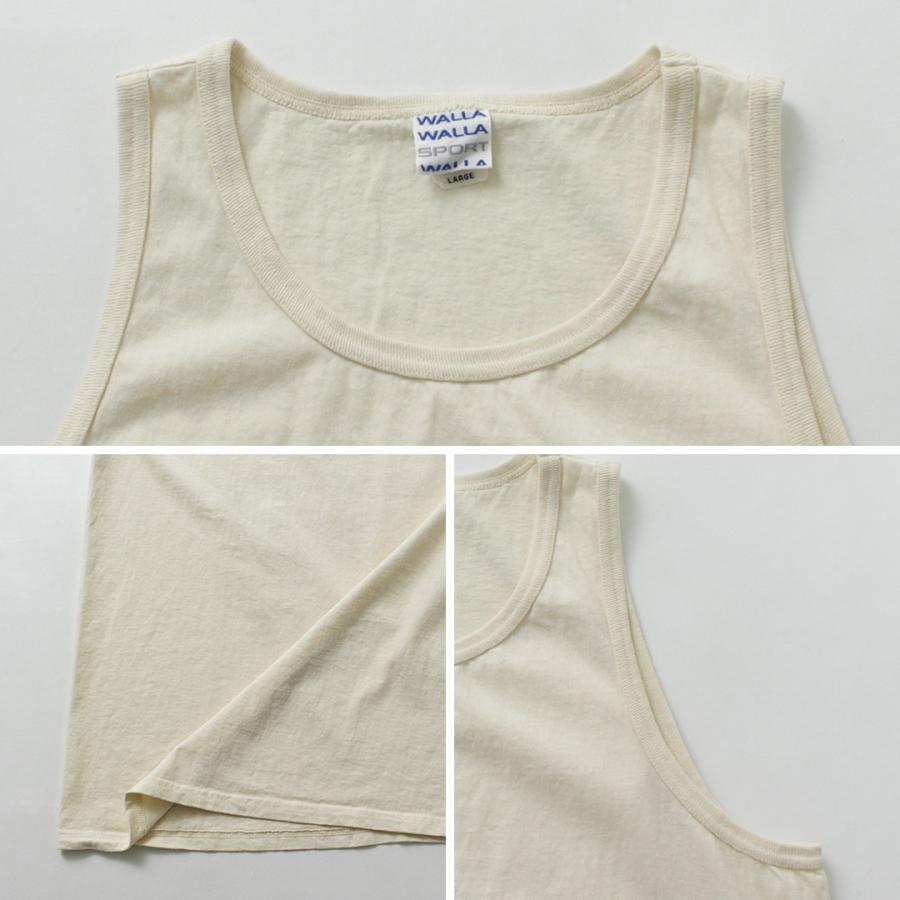 WALLA WALLA SPORT（ワラワラスポーツ） ソリッド タンクトップ / メンズ ノースリーブ コットン 綿 | WALLA WALLA SPORT | 14