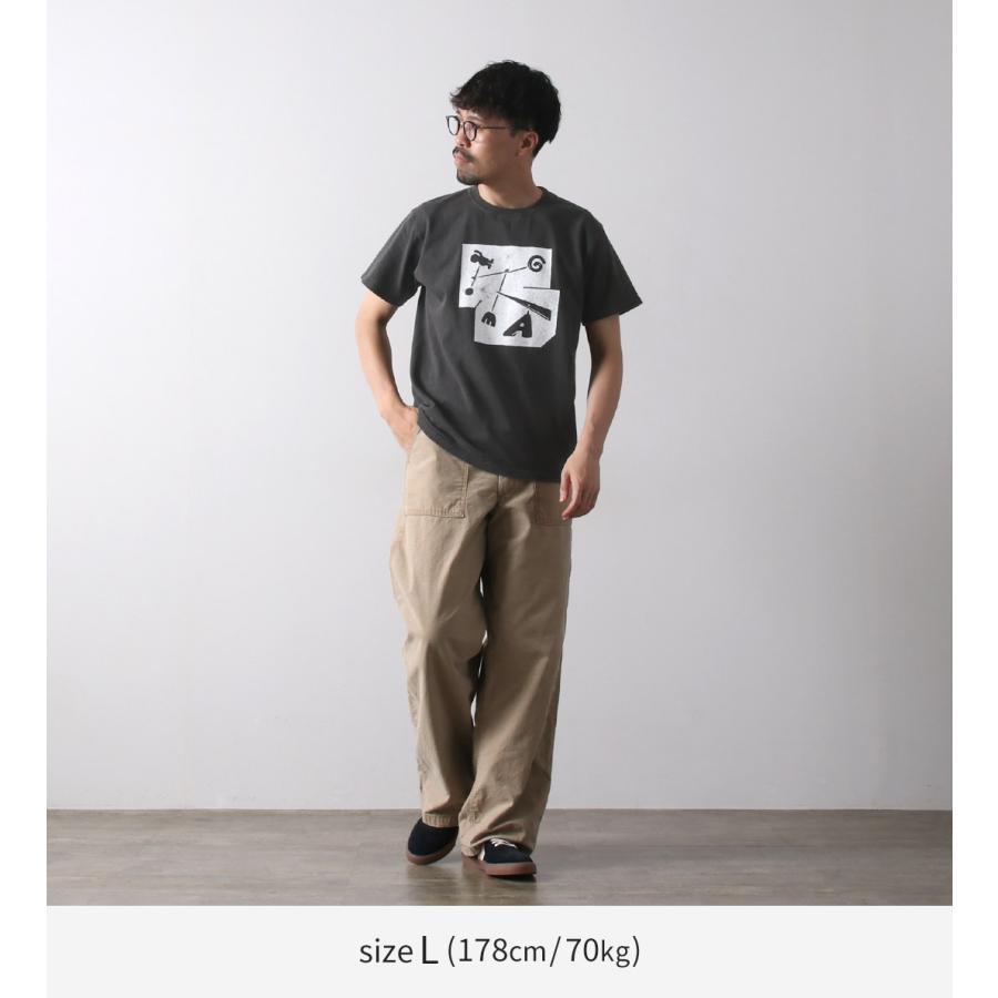 GOOD ON（グッドオン） モバイルアート Tシャツ / メンズ 半袖 アートTシャツ コットン ピグメントダイ 日本製 | GOOD ON | 06