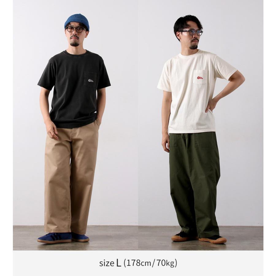 GOOD ON（グッドオン） グッドオン Cロゴ刺繍 Tシャツ / メンズ ポケT 半袖 プリント 日本製 GOOD ON C-LOGO EMB S/S TEE | GOOD ON | 06