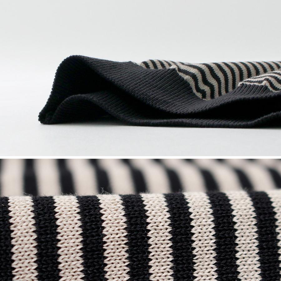 RINASCENTE（リナシェンテ） ハイブリッド ボーダー ニットTシャツ / 半袖 メンズ サマーニット 日本製 無地 | Rinascente | 11