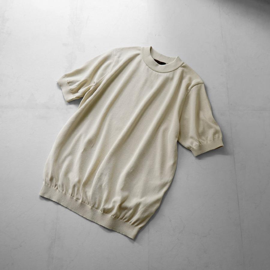 RINASCENTE（リナシェンテ） ハイブリッド ニットTシャツ / 半袖 メンズ サマーニット 日本製 無地 | Rinascente | 07