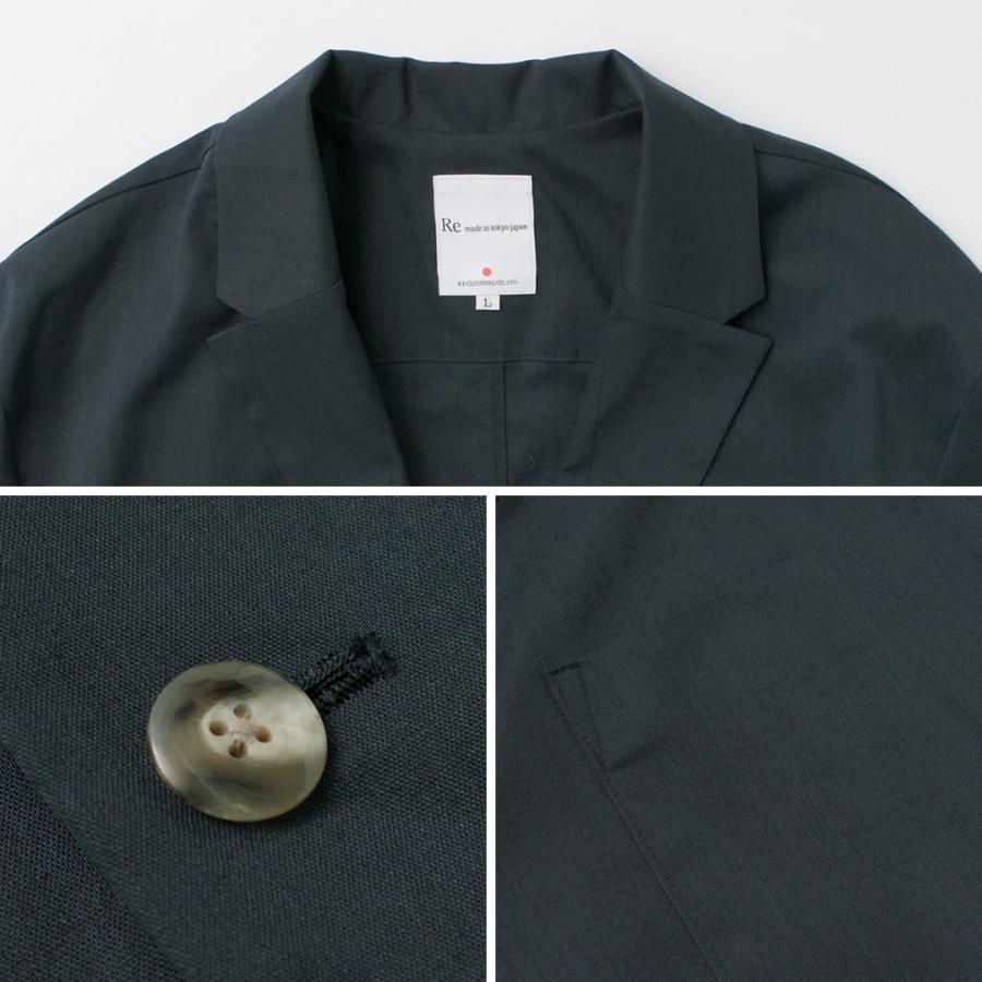 RE MADE IN TOKYO JAPAN（アールイー） ラミーソロテックスツイル 3Bジャケット 1024S-JK / テーラードジャケット 薄手 オフィス 日本製 | Re made in tokyo japan | 14